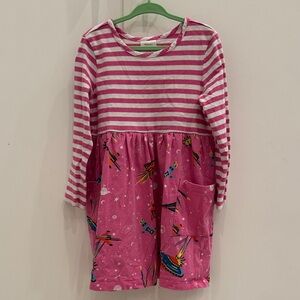 Hanna anderson pink outerSpace Dress